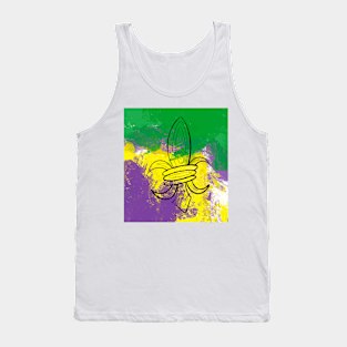 Mardi Gras Fleur de Lis Tank Top